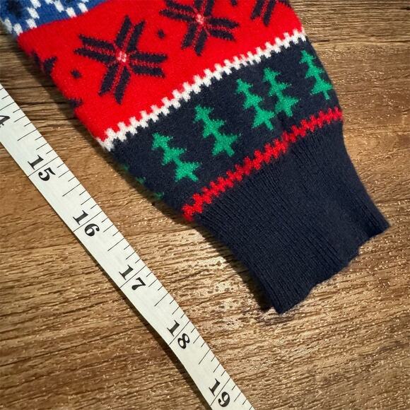 NEW FOREVER 21 Ugly Christmas Sweater "Snow Cool" Fair Isle Red Green Blue Soft - Picture 12 of 16